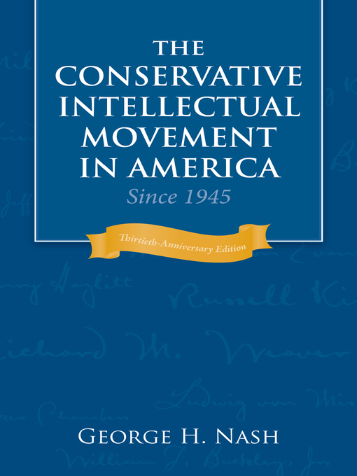 Cover image for Conservative Intellectual Movement in America Since 1945